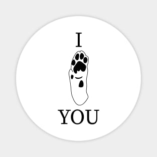 I LOVE YOU DOG Magnet